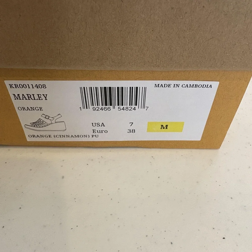Korks Shoes Womens Size 7 Marley Wedge Sandals Platform Buckle New‎
